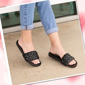 Corky’s Hey Girl Extra Black Slides